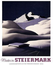 This is an image of Prints & Posters of Winter in Steiermark 204015