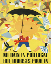 This is an image of Prints & Posters of No Rain in Portugal 204018