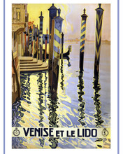 This is an image of Prints & Posters of Venice Lido Italy 204023