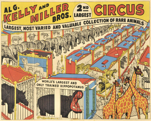 This is an image of Prints & Posters of Kelly Miller Circus 204026