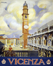 This is an image of Prints & Posters of Venice Vicenza Piazza San Marco 204054