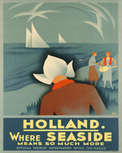 This is an image of Prints & Posters of Holland Seaside 204096