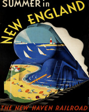 This is an image of Prints & Posters of Summer in New England 204099