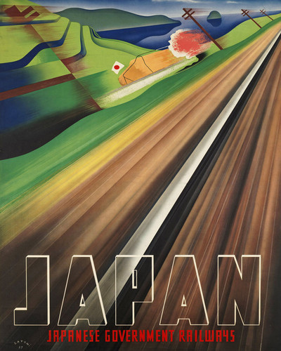This is an image of Prints & Posters of Japan Japanese Government Railways 204101