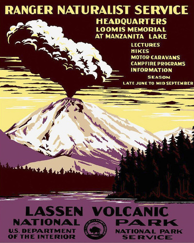 This is an image of Prints & Posters of Lassen Volcanic National Park 204117