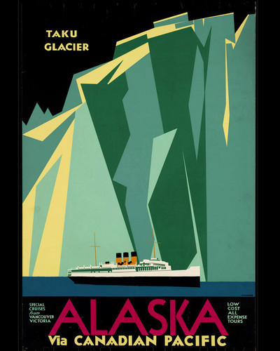 This is an image of Prints & Posters of Alaska Via Canadian Pacific 204149