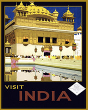 This is an image of Prints & Posters of Visit India Taj Mahal 204154