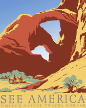 This is an image of Prints & Posters of See America Arches National Park 204158