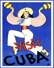 This is an image of Prints & Posters of Visit Cuba 204161