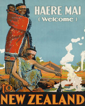 This is an image of Prints & Posters of New Zealand Welcome Haere Mai 204128