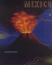 This is an image of Prints & Posters of Mexico Volcan Paricutin 204167