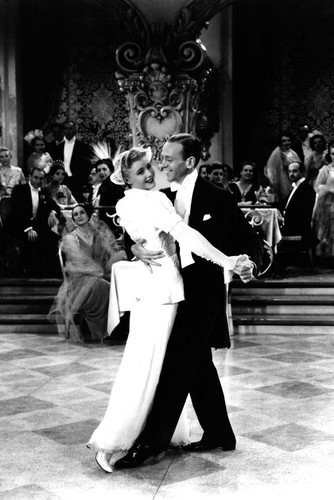 This is an image of Prints & Posters of Fred Astaire and Ginger Rogers 106960