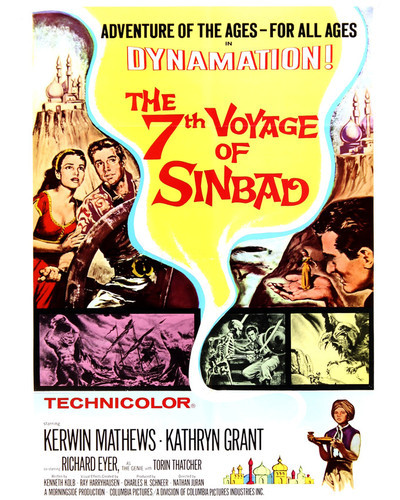 This is an image of Prints & Posters of The 7th Voyage of Sinbad 204431