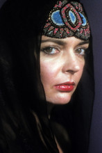 Barbara Steele, In headdress, dramatic portrait 8x12 photo