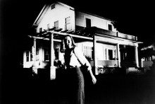 Halloween 1978 Jamie Lee Curtis outside Hadenfield house 8x12 inch real photo