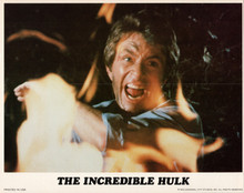 The Incredible Hulk TV series 1979 Bill Bixby turning into Hulk 8x12 inch photo