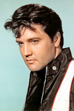 Elvis Presley in black racing jacket Speedway 8x12 inch real photo