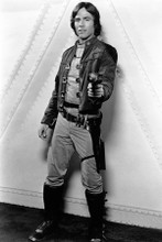 Battlestar Galactica 1978 TV series Richard Hatch pulls gun 8x12 inch photo