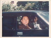 Hawaii Five-O TV series 1970's Kam Fong Al Harrington in squad car 5x7 photo
