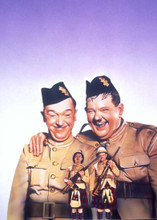 Stan Laurel & Oliver Hardy smiling portrait Bonnie Scotland 5x7 inch photo