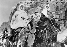 Lawrence of Arabia Peter O'Toole Omar Sharif ride camels 5x7 inch photo