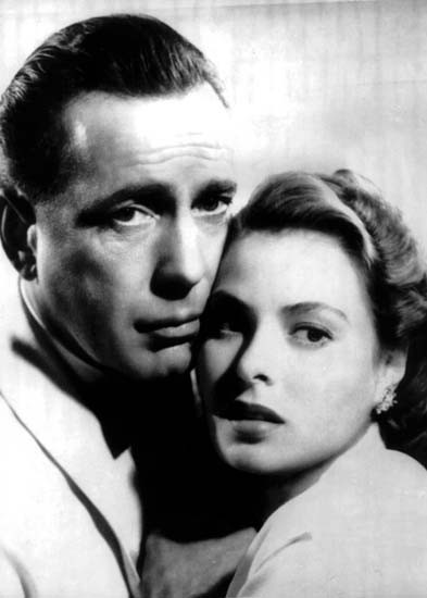 Casablanca Humphrey Bogart Ingrid Bergman Button Badge Pin Pinback 270 Promo