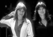 Heart Ann and Nancy Wilson 1980's publicity pose 5x7 inch photo