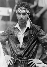 Ralph Macchio as Daniel Larusso wearing head band The Karate Kid 5x7 inch photo