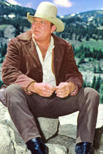 Dan Blocker vintage 4x6 inch real photo #362798