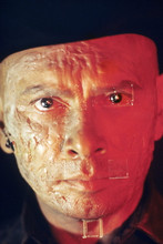 Yul Brynner, cool pose of robot Yul close-up from Westworld 4x6 photograph