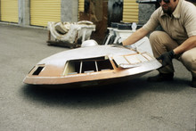 Lost In Space, Rare shot of the Jupiter 2 model used in show 4x6 photo