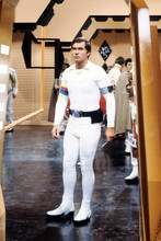 Buck Rogers In The 25th Century, Gil Gerard full length in white suit 4x6 photo