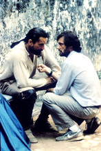 The Mission, Rare on set shot of De Niro with director Roland Joffe 4x6 photo