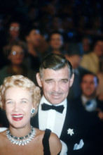 Clark Gable, Rare shot with wife at premiere 4x6 photo