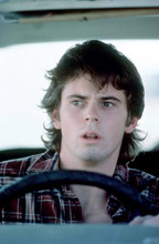 C. Thomas Howell, Great shot in car from the classic The Hitcher 4x6 photo