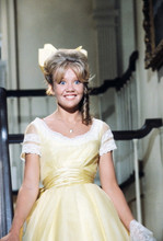 Hayley Mills, portrait smiling in yellow dress from Summer Magic 4x6 photo