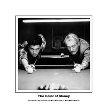 Color of Money Eddie & Vincent cue up Paul Newman Tom Cruise 12x12 inch Poster
