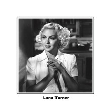 Lana Turner The Postman Always Rings Twice female fatale pose 12x12 inch poster