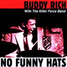 Buddy Rich classic album cover artwork No Funny Hats 12x12 photograph