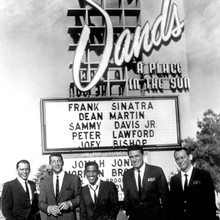 Ocean's 11 Sinatra Martin Davis Jnr Bishop & Lawford by Vegas Sands 12x12 photo