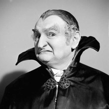 The Munsters Al Lewis as Grandpa studio portrait in cape 12x12 photo