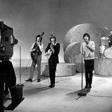 The Rolling Stones on Ed Sullivan Show Mick Brian Keith & Charlie 12x12 photo