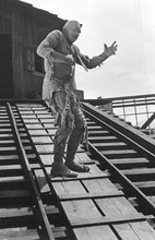 Boris Karloff full length running as The Mummy 1932 horror classic 12x18 Poster