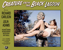 Creature From The Black Lagoon 12x18 movie poster Gillman carries Julia Adams