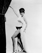 Gypsy Natalie Wood leggy pin-up in burlesque outfit with fur 12x18  Poster