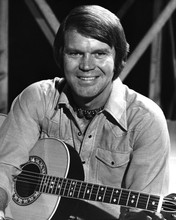Glen Campbell cool portrait with guitar 1960's 12x18  Poster