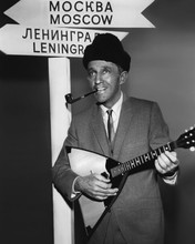 Bing Crosby classic pose smoking pipe & playing guitar 12x18  Poster