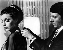 The Graduate Anne Bancroft Dustin Hoffman unzipping dress 12x18  Poster