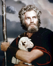 The Ten Commandments Charlton Heston as Moses 12x18  Poster