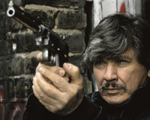 Death Wish 3 Charles Bronson as Paul Kersey pointing gun 12x18  Poster